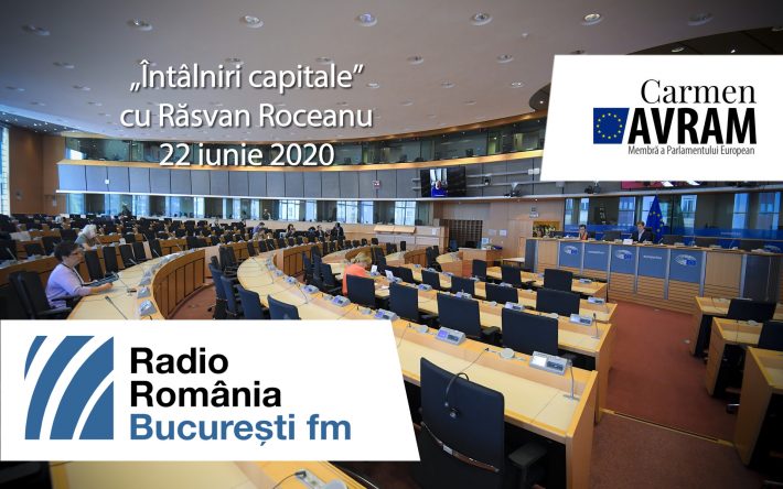 Înregistrarea emisiunii „Întâlniri capitale” cu Răsvan Roceanu, de pe postul radio București FM, din 22 iunie 2020.